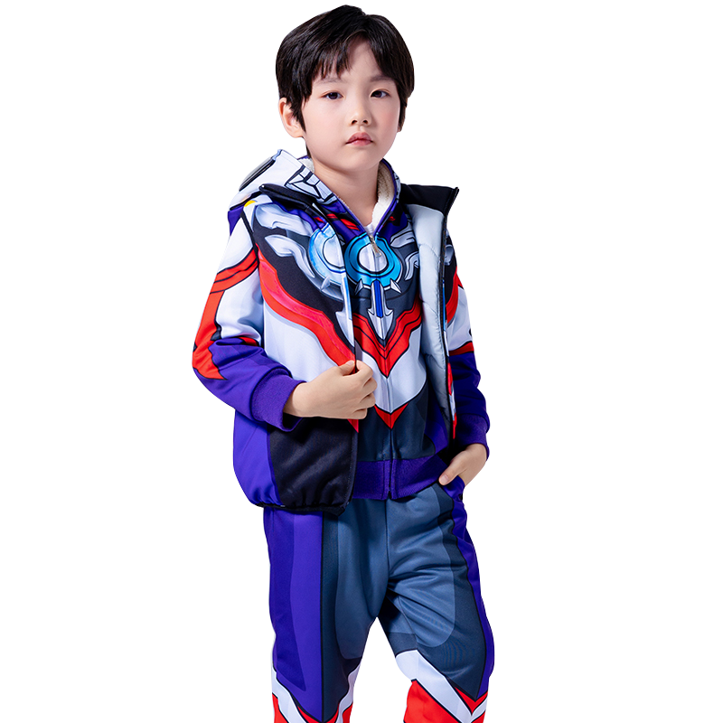 Ultraman奥特曼冬季棉服三件套潮