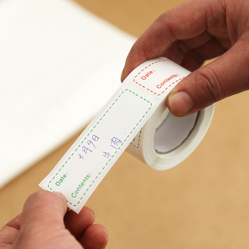 无痕标签纸分类贴纸防水标签贴