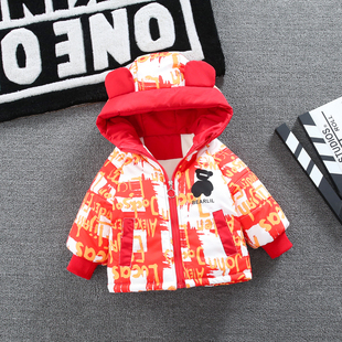 宝宝棉服冬装2026拜年服加厚棉衣外套儿童冬季一岁婴儿男小童棉袄