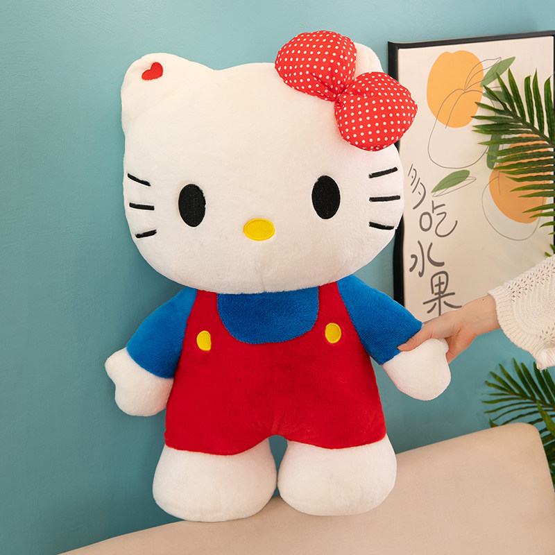 可爱哈喽KT公仔kt猫玩偶凯帝猫娃娃hellokitty毛绒玩具毕业礼物女