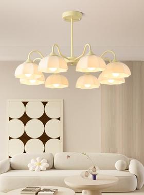 客厅吊灯新款风现厅代简18288约大气厅客灯奶油主卧室灯餐厅灯具