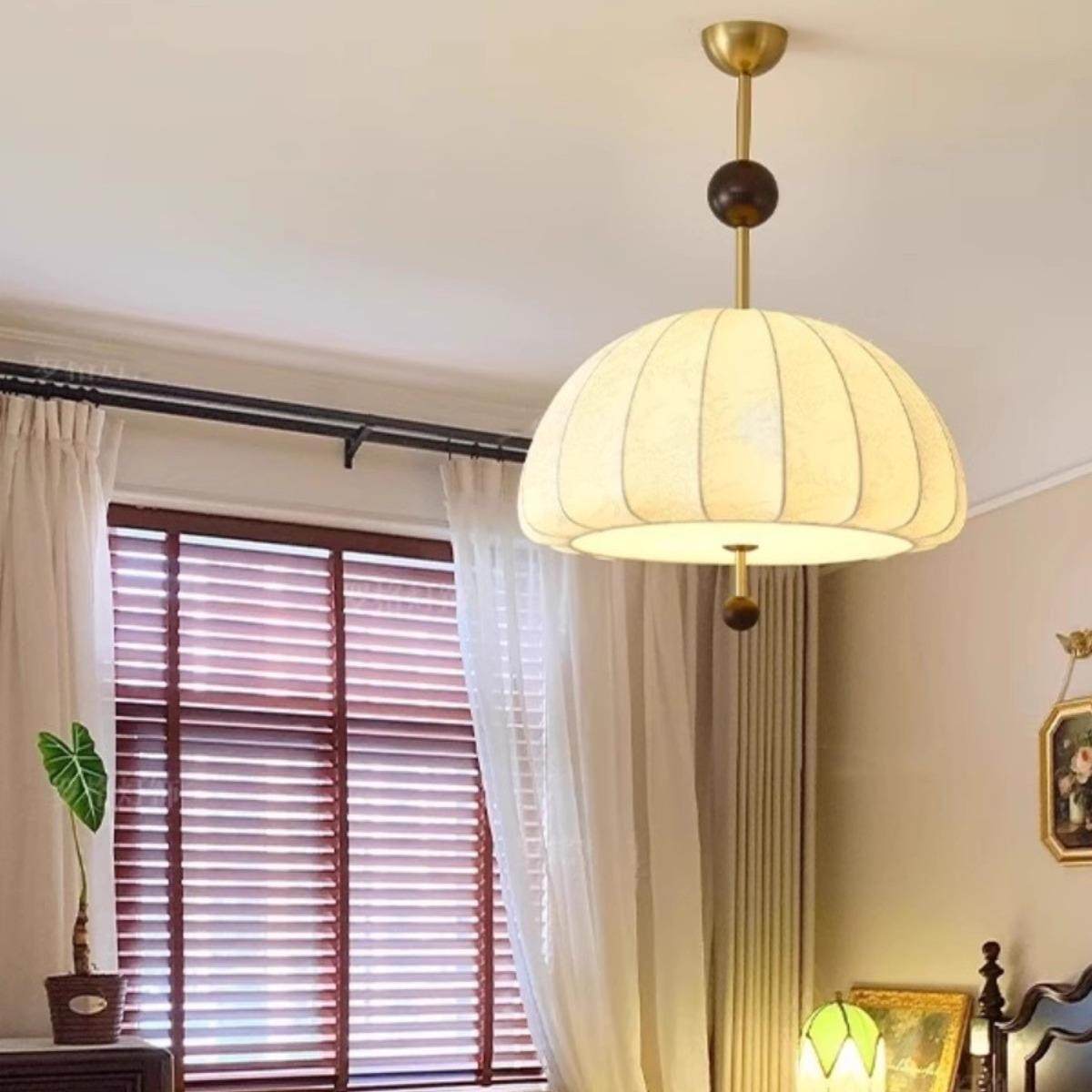 法式中古卧房室灯北欧民吊宿书布艺花纹吊灯间南洋风衣帽餐厅吊灯,家装灯饰光源,智能吊灯,淘宝优惠券,粉丝福利购,淘宝优惠卷