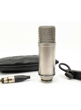 罗德 RODE Broadcaster 大振膜广播电容话筒麦克风录音棚拾音直播