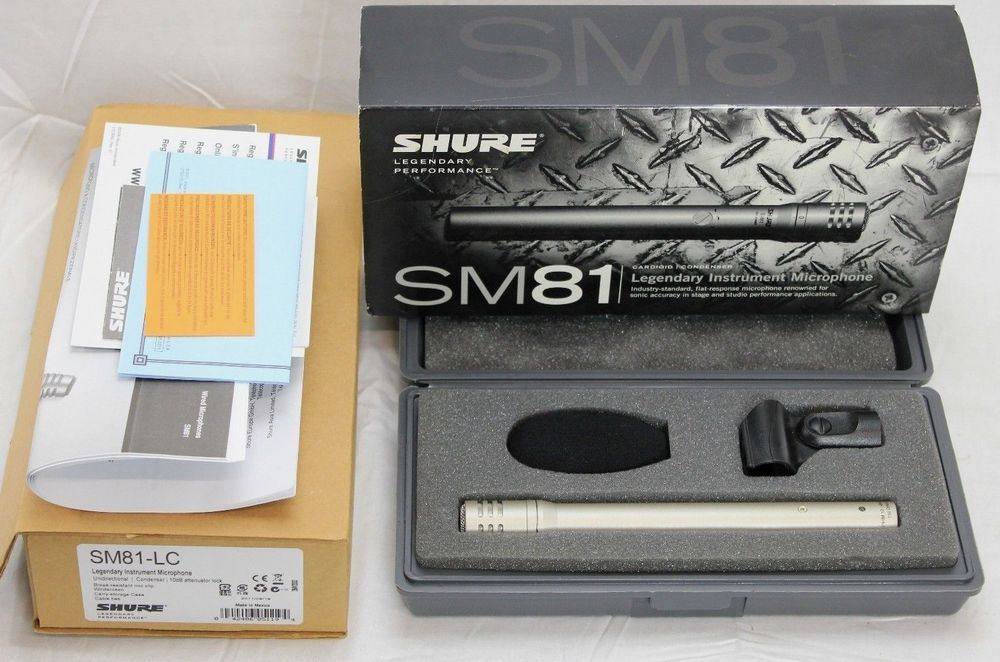 Shure/舒尔 SM81乐器电容话筒/麦克风原声乐器钢琴铜拨铜管弦乐器图片