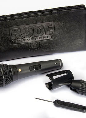 罗德/RODE M1-S 现场演出动圈式话筒麦克风手持便携带开关直播K歌