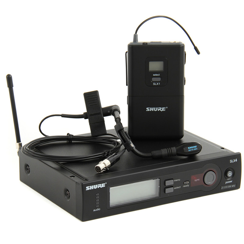 Shure/舒尔 SLX14/98H 无线乐器系统话筒麦克风铜/