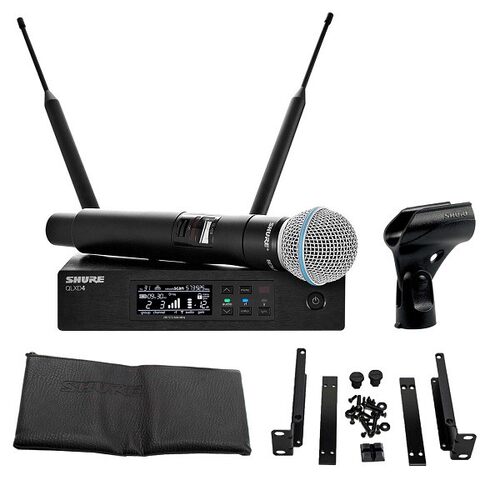 舒尔专业无线手持话筒麦克风