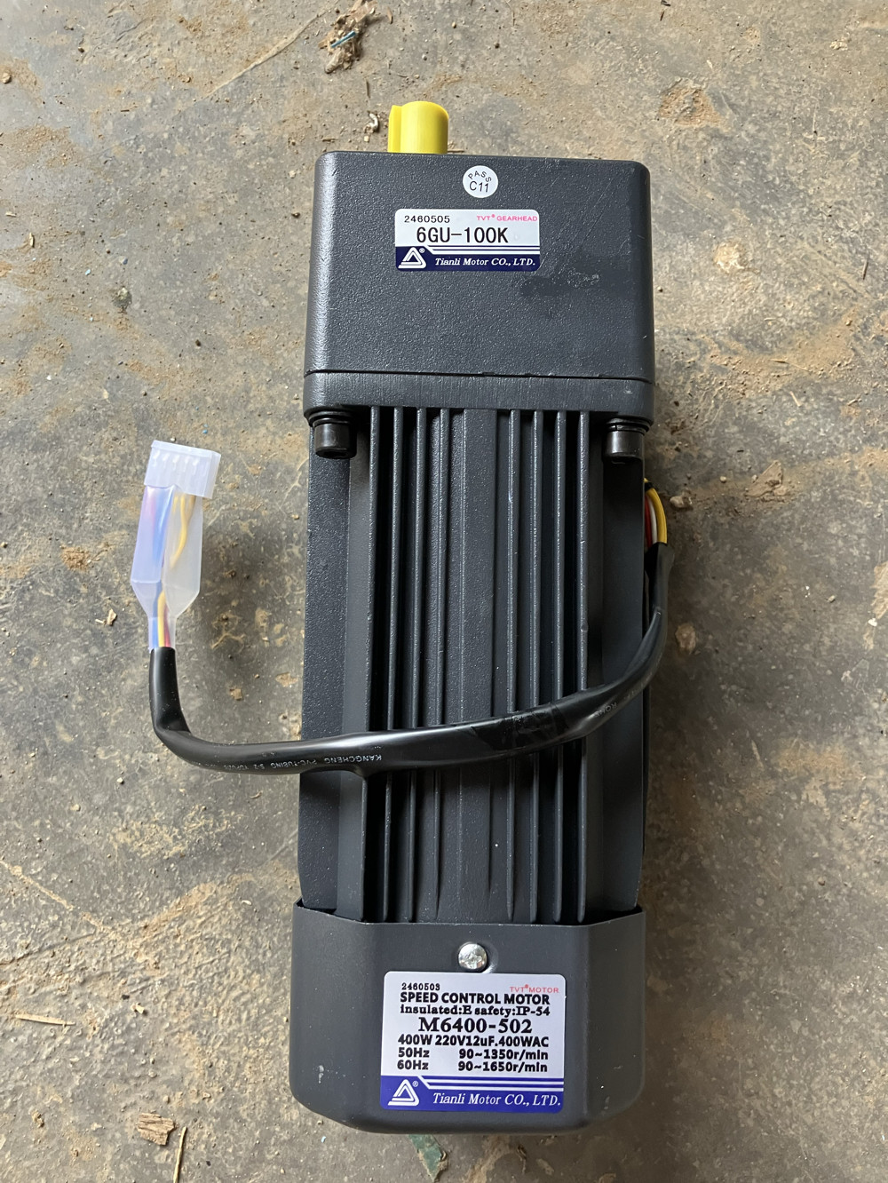 颗粒燃烧机送料电机变速400W交流减速电机220V单相调速电机调速器