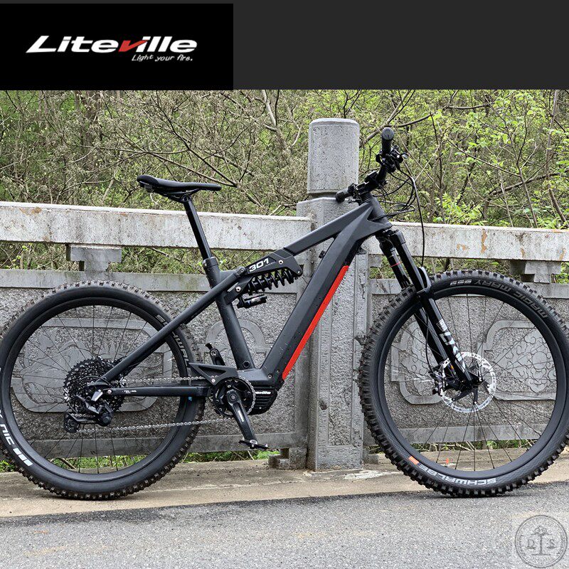 德国SYNTACE混动 Liteville 301-CE中置助力车架 禧玛诺E8000系统