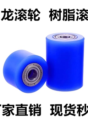 内径8 PA尼龙滚筒双轴承导轮RORMCS无动力树脂滚轮输送带轮QAC77