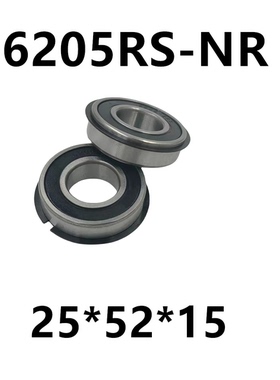 单50槽 NR轴承 50槽 卡簧深沟球轴承  0类  非标  6205RS-NR ZZNR