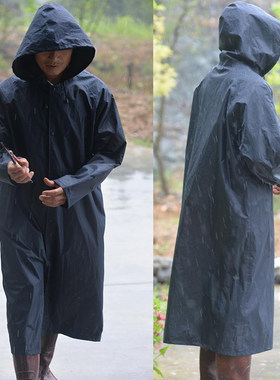 户外防暴雨单人长款连体雨衣