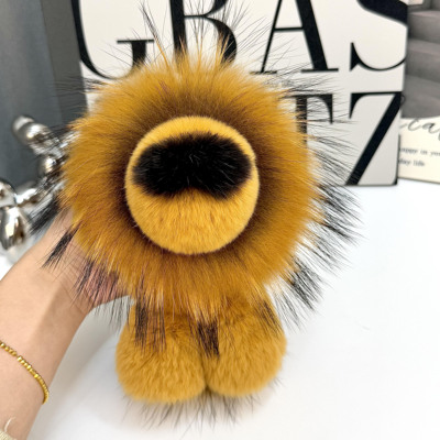 可爱小狮子毛绒玩具公仔挂件