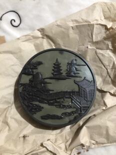 砚台书法专用磨墨家用带盖原石天然高档学生文房四手工雕刻易水砚