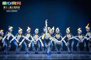 第十一届小荷风采冲浪企鹅演出服儿童小企鹅元旦可爱动物服装