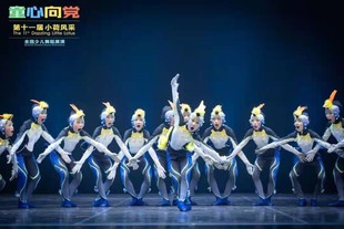 第十一届小荷风采冲浪企鹅演出服儿童小企鹅元旦可爱动物服装