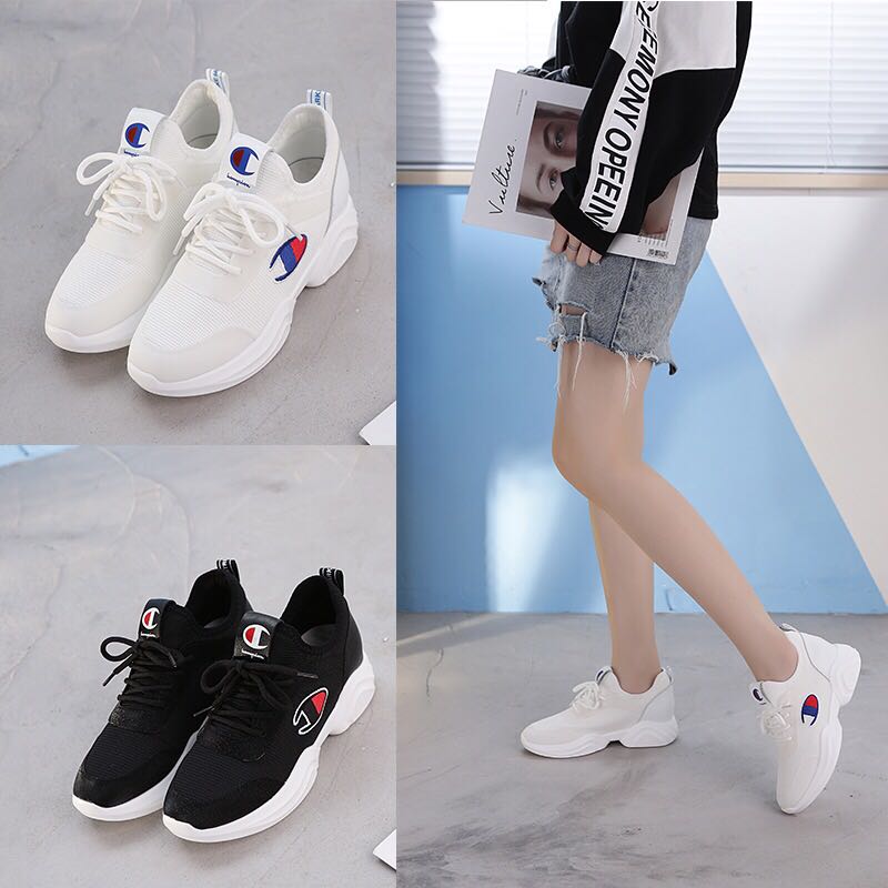 四宝鞋服女韩版原宿百搭休闲鞋2019春款厚底学生运动老爹单鞋  59|msdalam kategori Kasut wanita, kasut rendah - dari Buy2taobao.com untuk memberikan perkhidmatan ejen Taobao profesional membeli