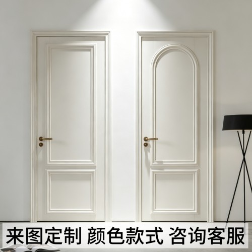 河南法式复古烤漆实木门复合室内门卧室门家用套装门隔音环保定制