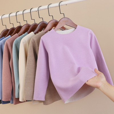 儿童蚕丝羊毛德绒保暖内衣