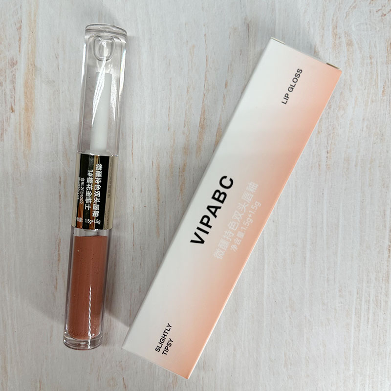 VIPABC微醺持色双色唇釉水光不易沾杯显色镜面伪素颜嘟嘟唇口红图片