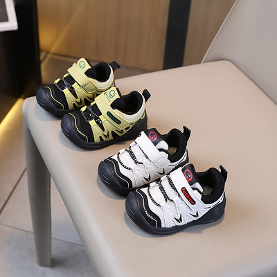 春秋婴幼儿学步鞋软底男宝宝鞋子网面防滑女童运动机能鞋男童网鞋