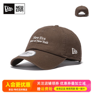 NewEra纽亦华男女情侣CC软顶字母刺绣弯檐鸭舌帽棒球帽14201496