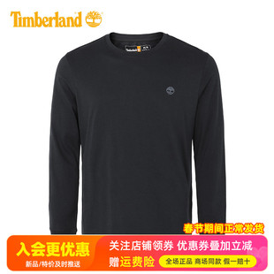 2025秋冬Timberland添柏岚户外男舒适透气休闲运动长袖T恤A5XVK