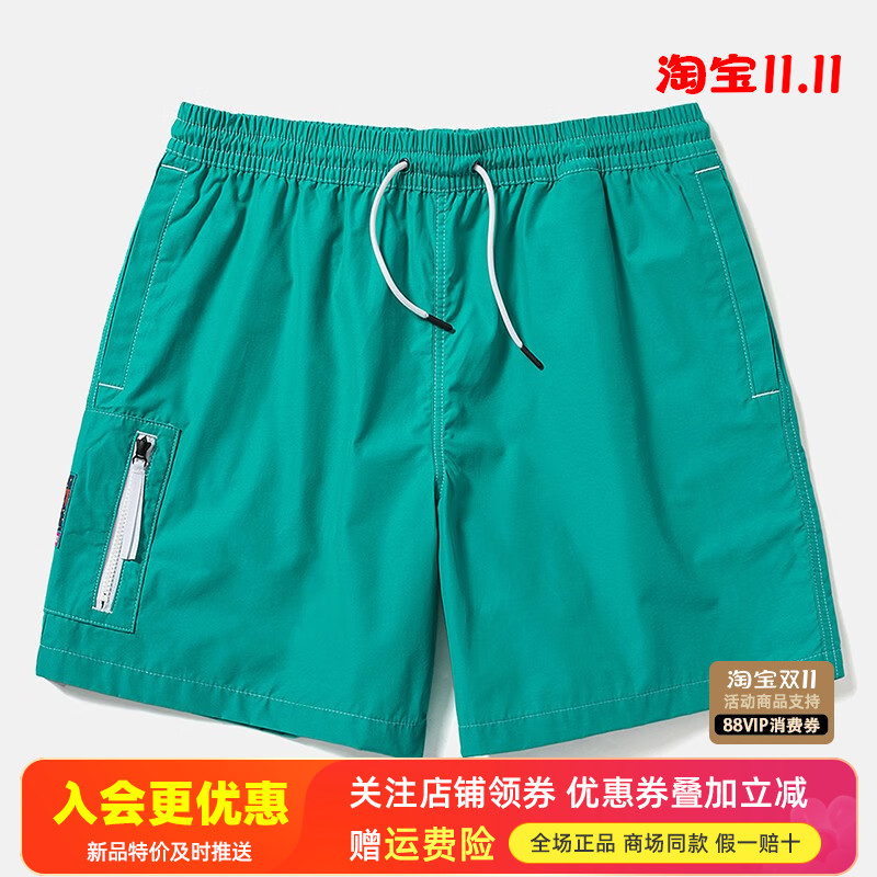 Timberland添柏岚户外男裤轻量透气运动休闲跑步五分裤短裤A6715