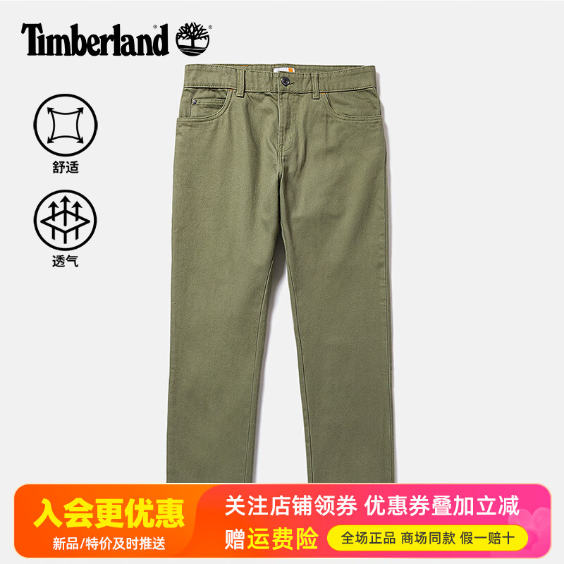 Timberland添柏岚运动户外男裤休闲棉质透气工装裤A6FHE/A6FW1