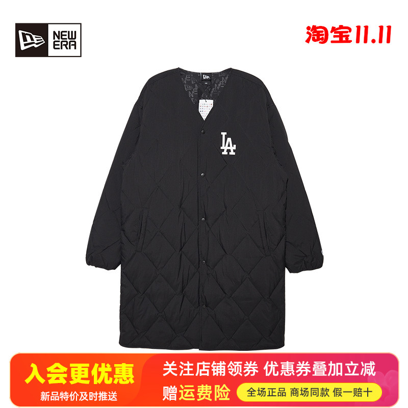 NewEra纽亦华男女MLB惬意深秋系列轻薄保暖中长款羽绒服13350852