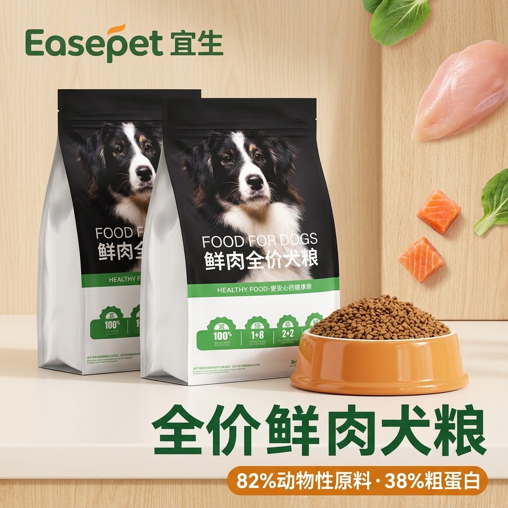 海陆鲜鸡肉鳕鱼配方狗粮添加鱼油蔓越莓全阶段成犬幼犬通用主食粮