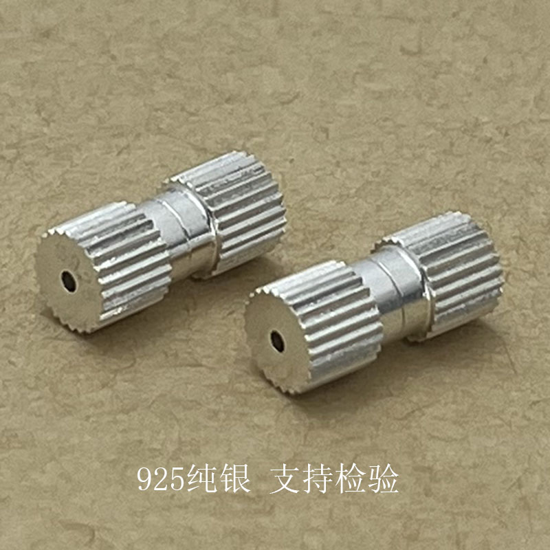 S925纯银螺旋螺丝扣项链手链扣