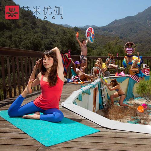 艾米优伽天然亚麻地垫女吸汗瑜子