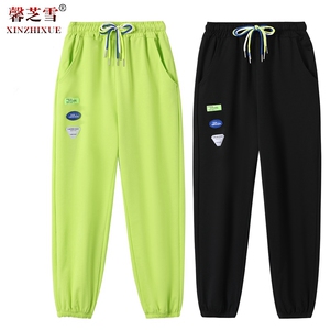 广场舞蹈裤纯棉新款杨丽萍跳鬼曳步舞演出健身运动长裤老师同款女