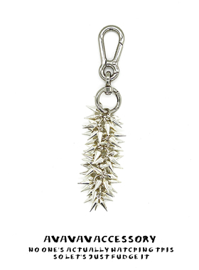 AVAVAVA 小众设计款铆钉挂件钥匙扣个性挂饰高街男女同款包包挂链