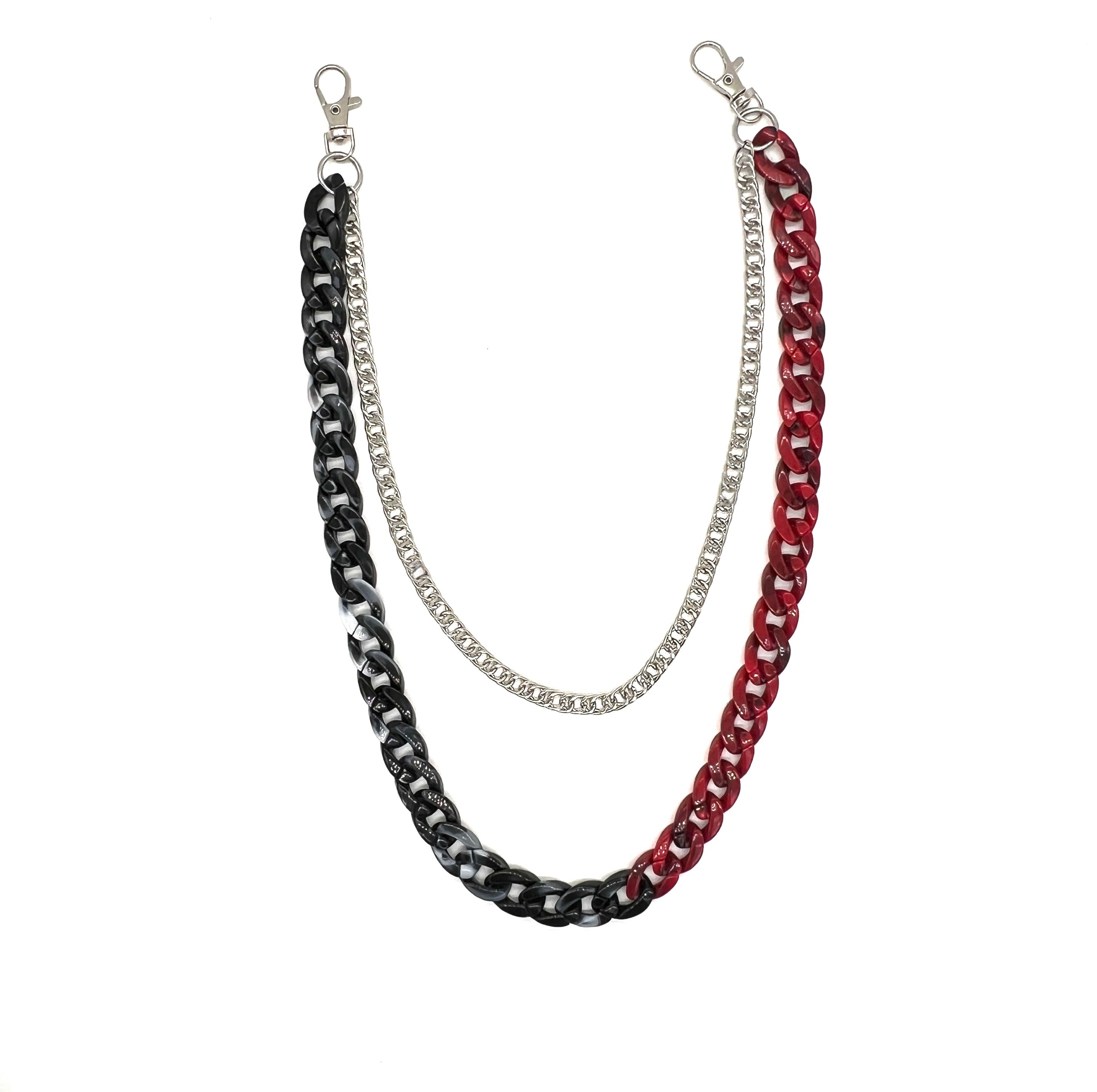 AVAVAV设计款复古嘻哈裤链ins风个性百搭休闲裤腰链包包挂件配饰