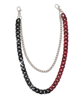 AVAVAVA设计款复古嘻哈裤链ins风个性百搭休闲裤腰链包包挂件配饰