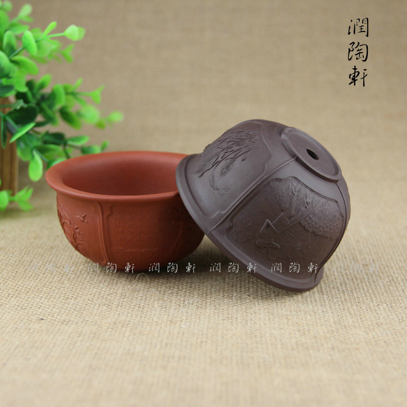 清仓捡漏宜兴紫砂花盆多肉植物花盆绿植盆紫砂盆小花盆迷你盆