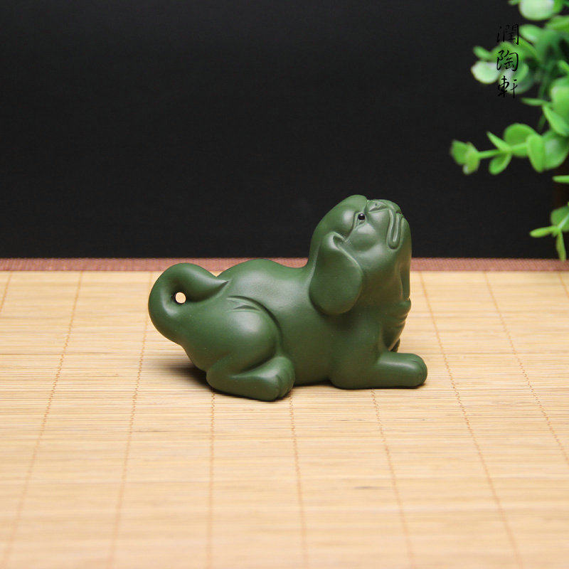 特价清仓宜兴紫砂招财狗茶宠
