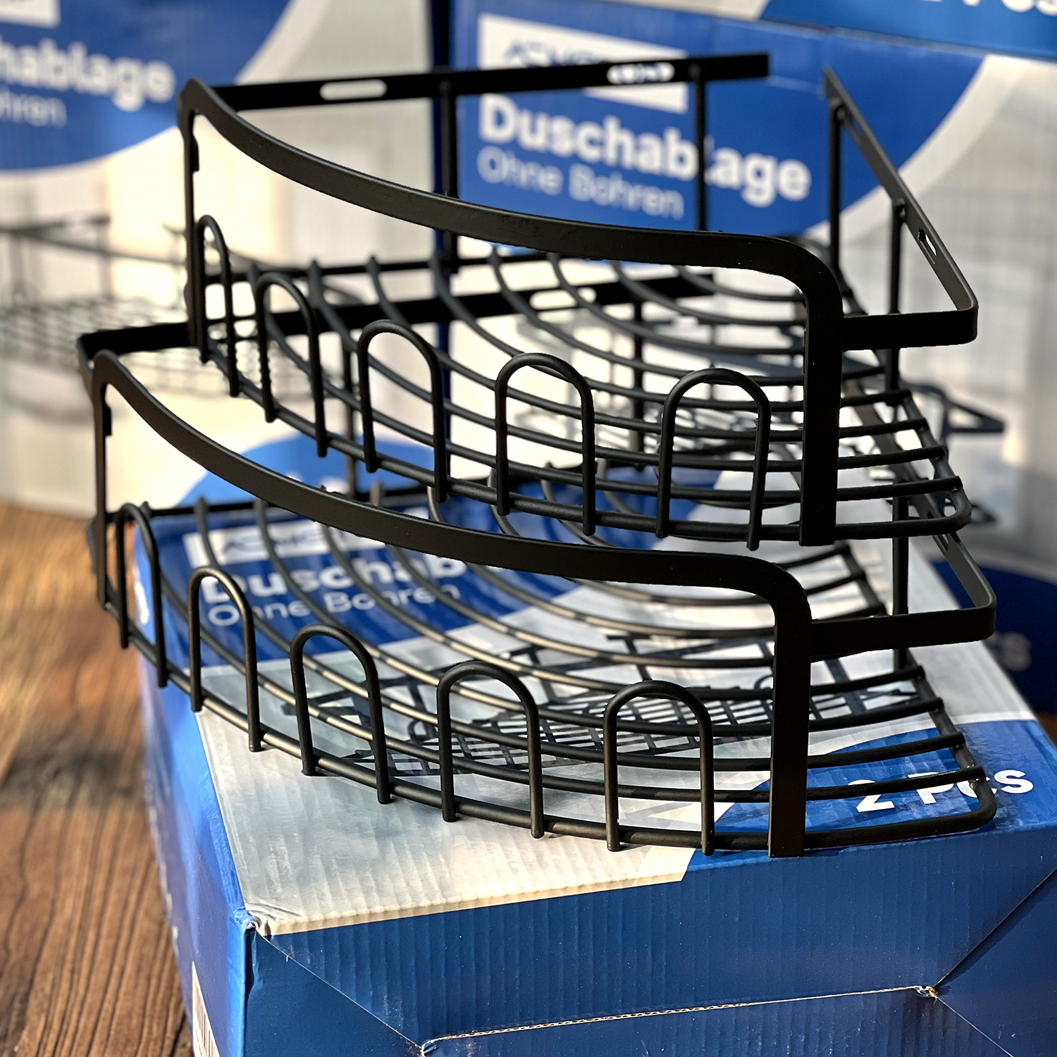 【外贸原单!超厚不锈钢+防锈涂层】家用壁挂式拐角置物架储物架