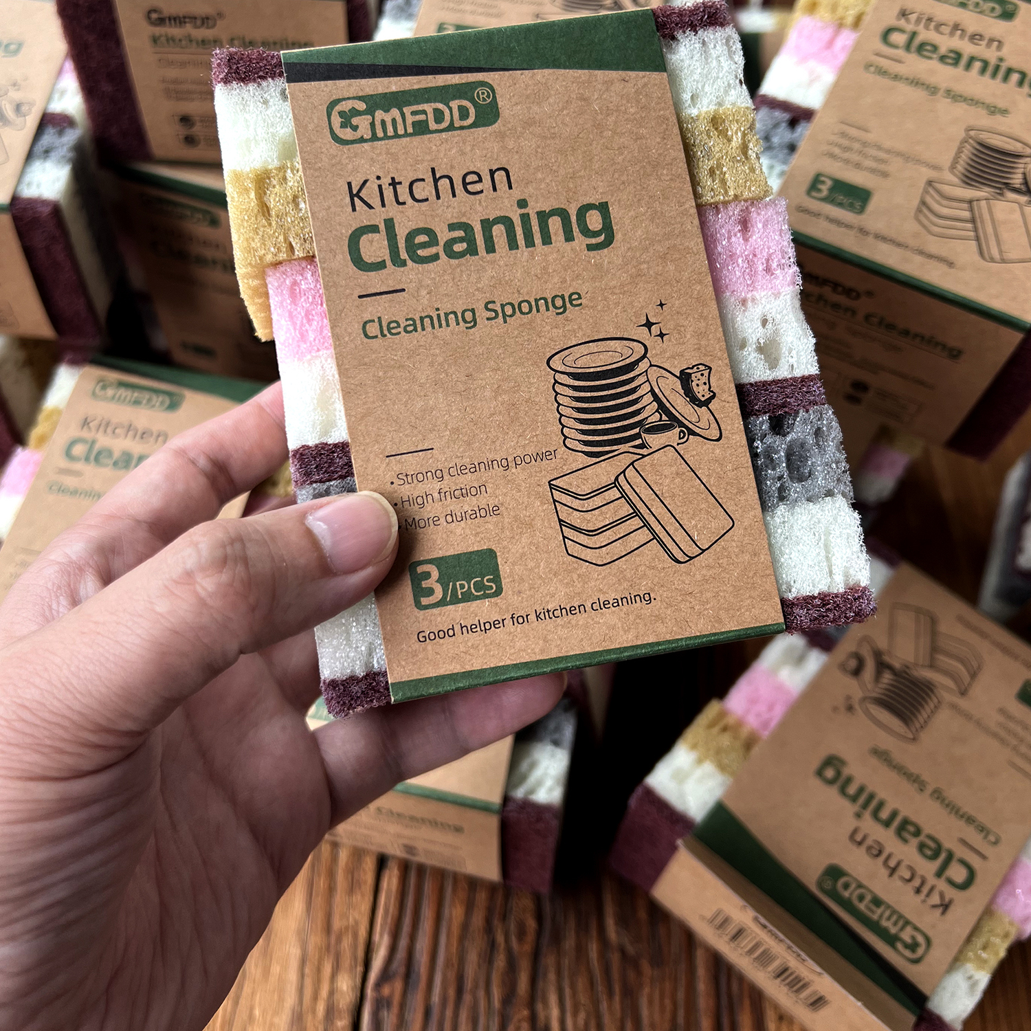 去污能力强高效耐用海藻绵海绵擦