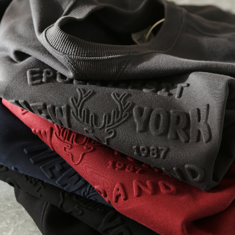 美式复古活力帅气百搭字母卫衣