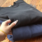 圆领套头卫衣保暖宽松打底上衣 秋冬男士 线下599 加绒加厚