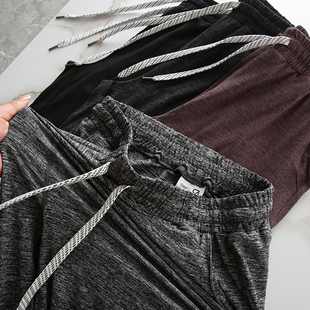 舒适软糯弹力透气束脚休闲裤 早秋薄款 上身无束缚 女 敲柔软