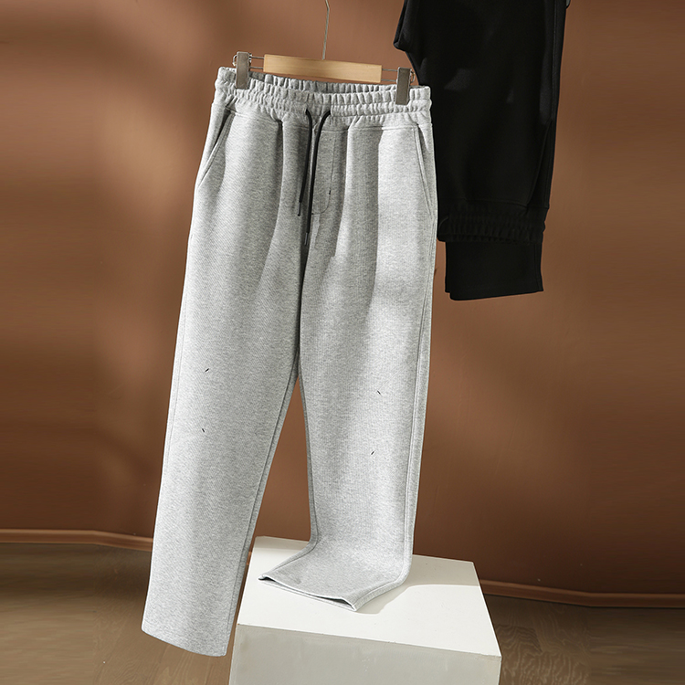 时尚复古经典直筒运动休闲裤