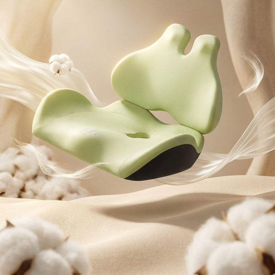 【靠垫+坐垫！减轻腰椎压力】办公室久坐不累护腰靠垫座垫泡芙垫,居家布艺,腰靠垫,淘宝优惠券,粉丝福利购,淘宝优惠卷