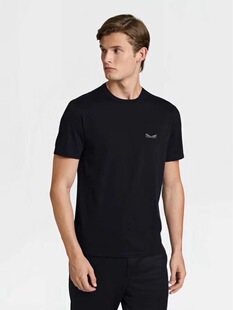 【高支丝光匹马棉！】夏季男士时尚圆领短袖百搭宽松空气感t恤衫