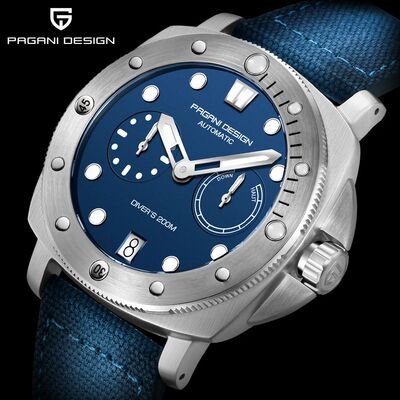 PAGANI Design New Men Automatic Mechanical Watches Diver Wat