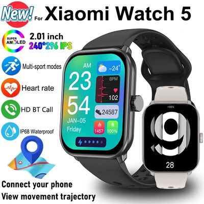 For Xiaomi Watch 5 Global Version Men Women HD AMOLED Displa