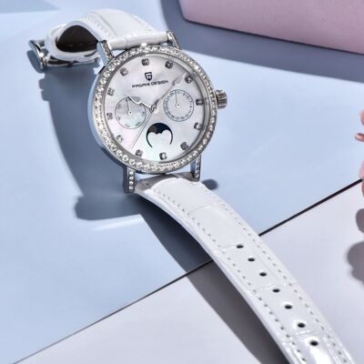 PAGANI DESIGN New 2025 Women's Quartz Watches VX3HA Sapphire